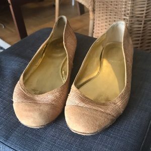 J.Crew flat shoes size 8. Worn. Summery feel.
